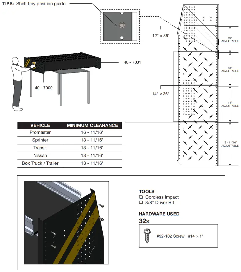 RANGER N5-RS84-4 Shelving - fig 2