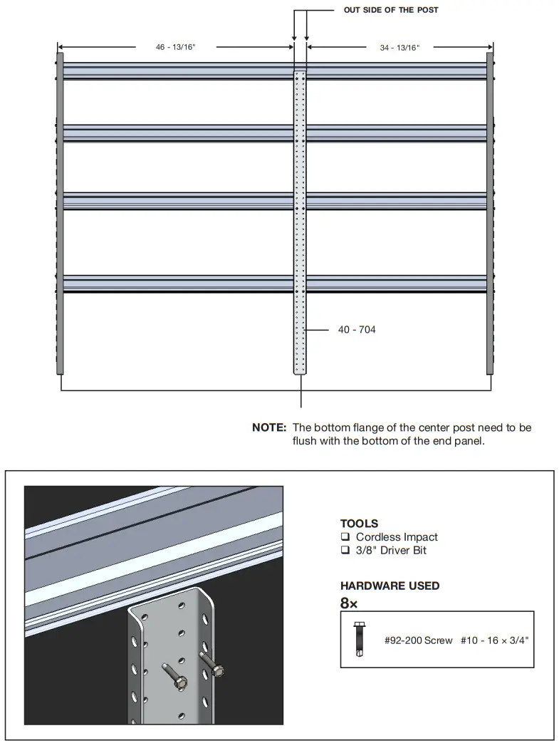 RANGER N5-RS84-4 Shelving - fig 3