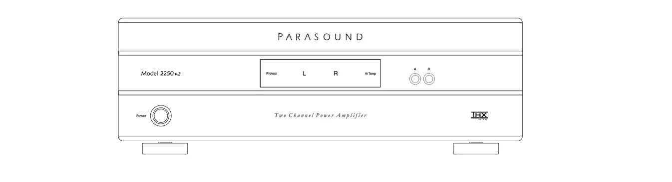 Parasound 2250 Two Channel Amplifier User Guide Parasound 2250 Two Channel Amplifier User Guide