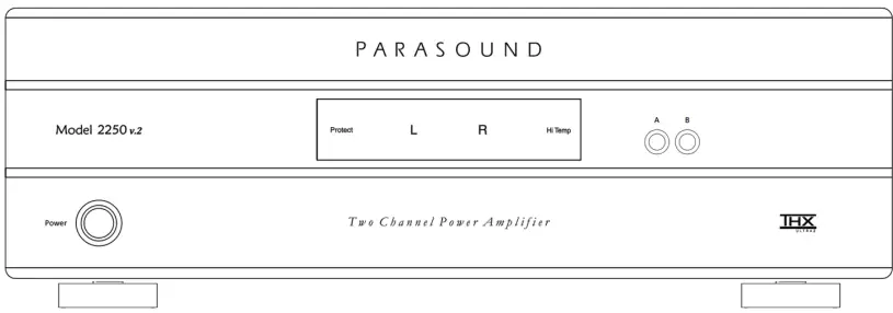 PARASOUND 2250 Two Channel Amplifier-fig1