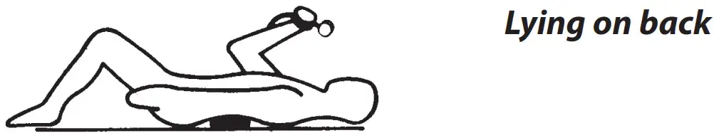 chattanooga Stabilizer Pressure Biofeedback - Lying on back