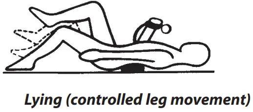 chattanooga Stabilizer Pressure Biofeedback - controlled leg