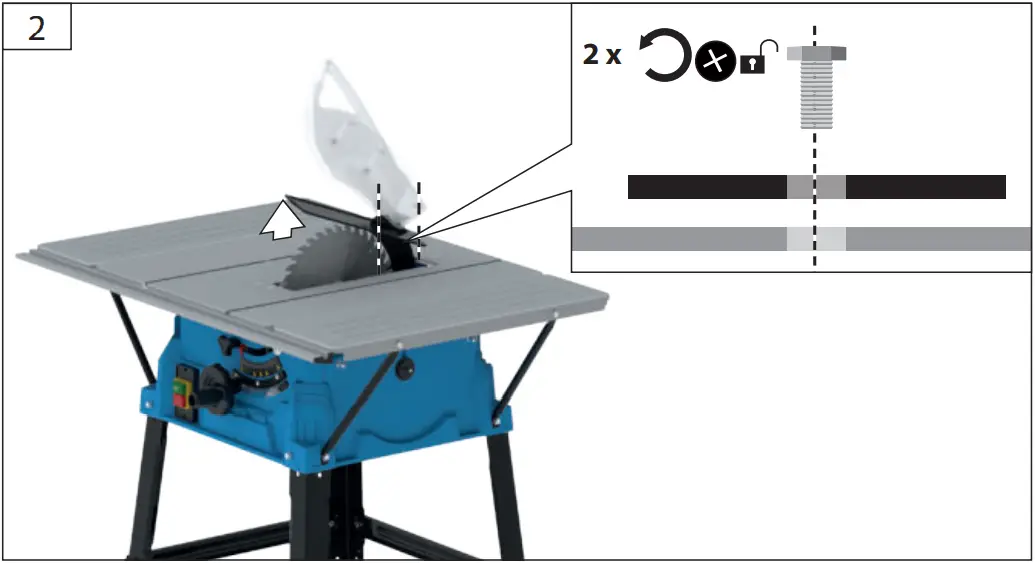 GTK 2000.1 - Sawblade Change 2