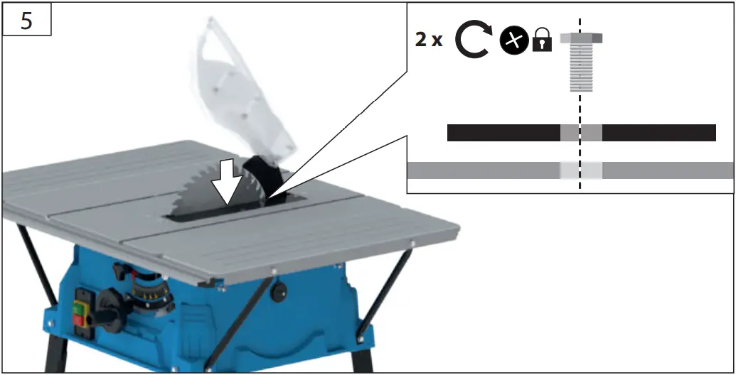 GTK 2000.1 - Sawblade Change 5