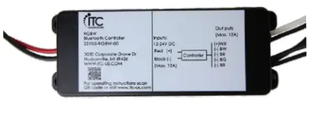 ITC 22105-RGBW-XX Bluetooth Controller - fig 1