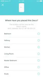 FIG 7 Specify the location