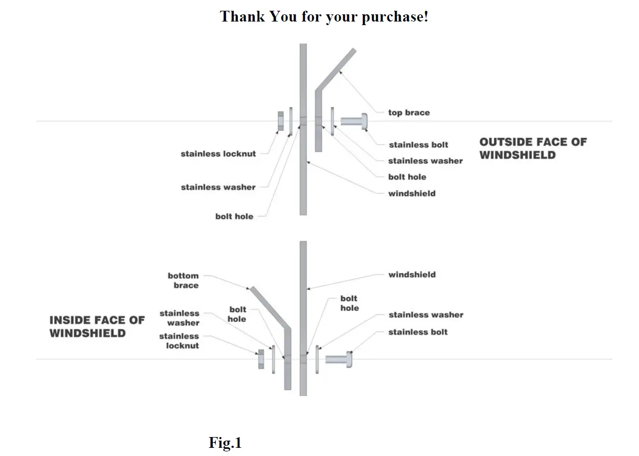 FALCON RIDGE Polaris Ranger XP 800 Folding Windshield 1