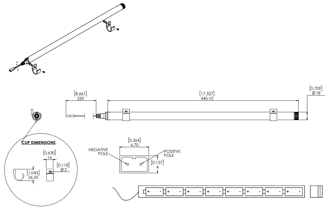 AUTOMATE MTBWAND18 25 Battery Wand Battery Pack - FIg