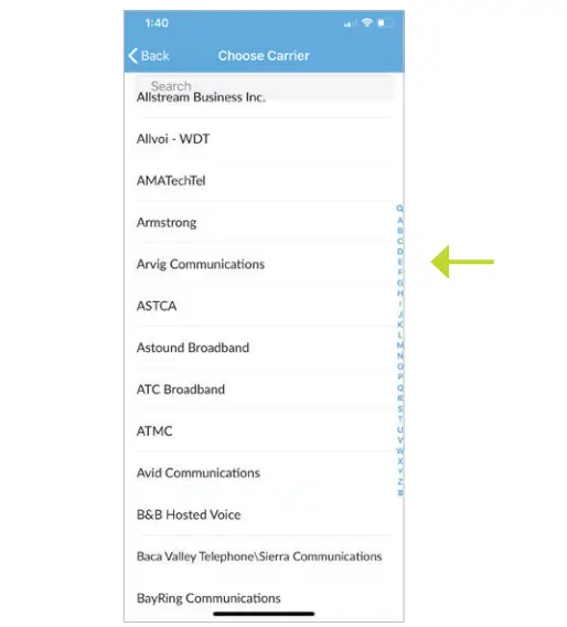 arvig MaX UC for Mobile Devices - Figure 4