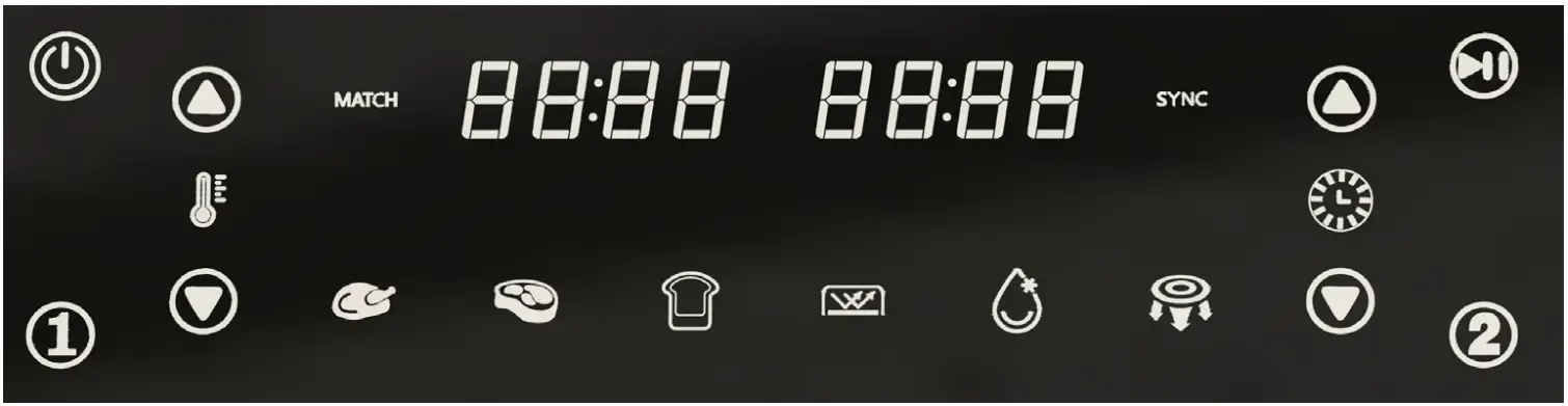 GERMANICA GAF8LDUAL 8L Dual Air Fryer - fig 1