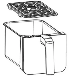 GERMANICA GAF8LDUAL 8L Dual Air Fryer - fig 42