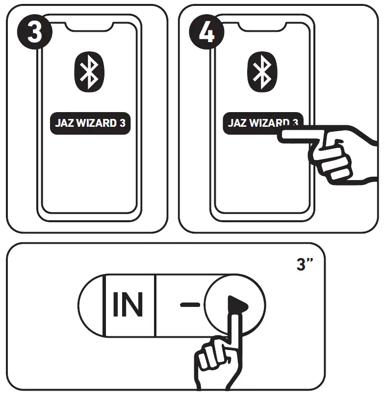 Jaz TEJZSPEAKWIZ3WR Wizard 3 Wireless Speaker 3