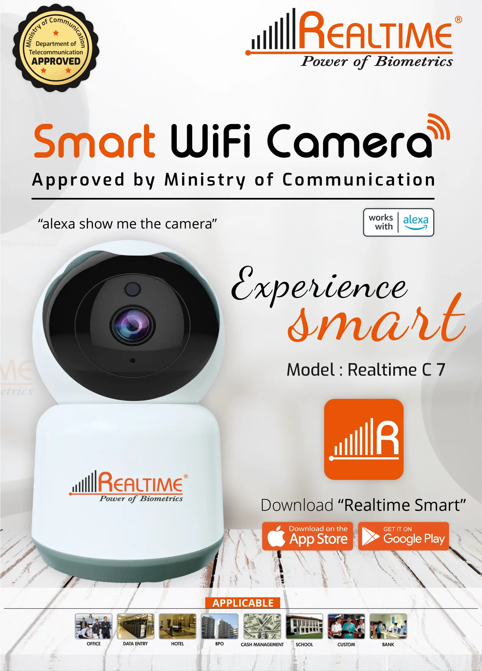 REALTIME C 7 Smart WiFi Camera User Guide