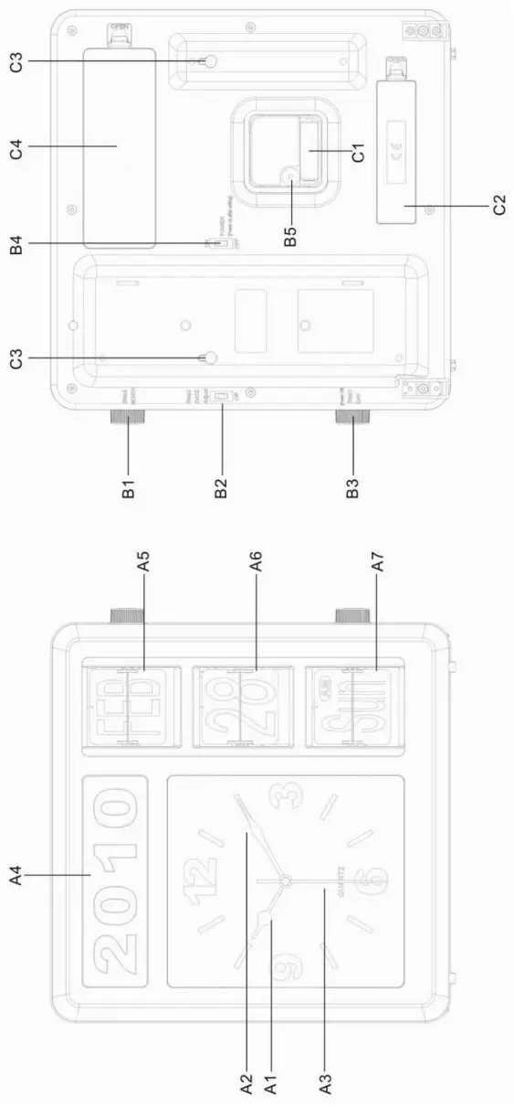 PEREL WC105 Alarm Clock - fig