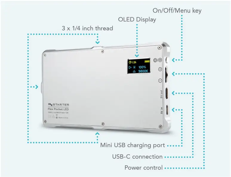 INSTARTER-Spactar-Bi-Color-P-Pocket-LED-FIG 2