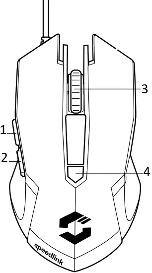 speedlink RETICOS RGB Gaming Mouse 01a