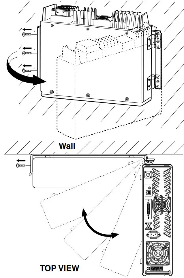 ICOM IC-FR3100 VHF Radio Repeater Instruction Manual - Using the optional MB-77