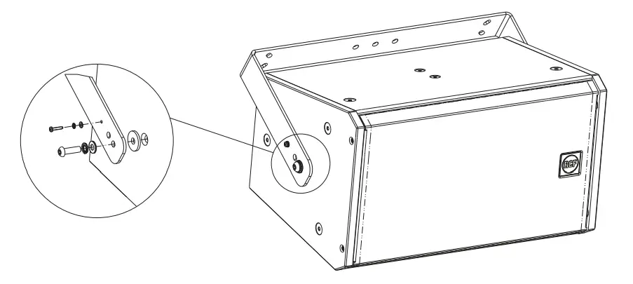 HORIZONTAL MOUNTING WITH U BRACKET