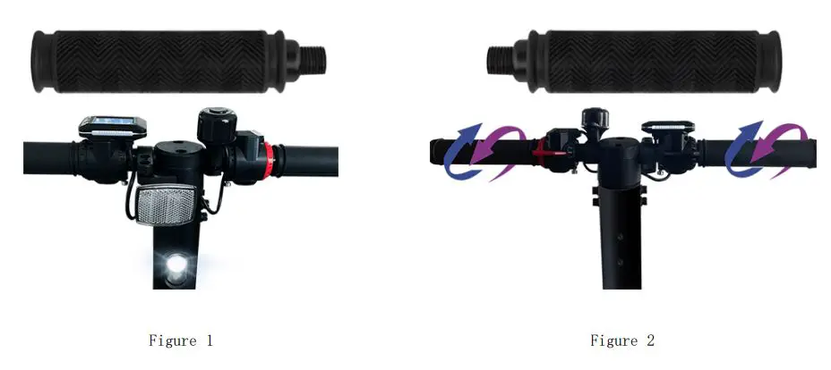 denver SEL-65230 Electric Scooter Instruction Manual - Figure 1,2