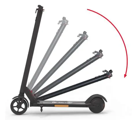 denver SEL-65230 Electric Scooter Instruction Manual - Fold the Electric scooter
