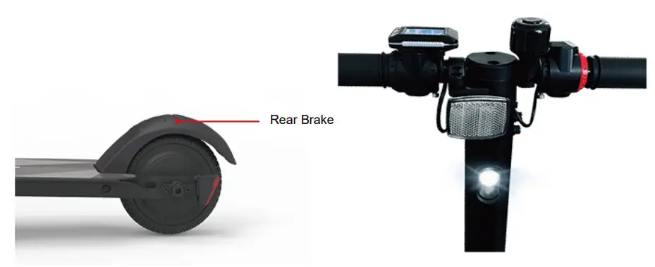 denver SEL-65230 Electric Scooter Instruction Manual - Riding Electric scooter