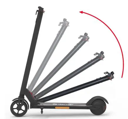denver SEL-65230 Electric Scooter Instruction Manual - Unfold the Electric scooter