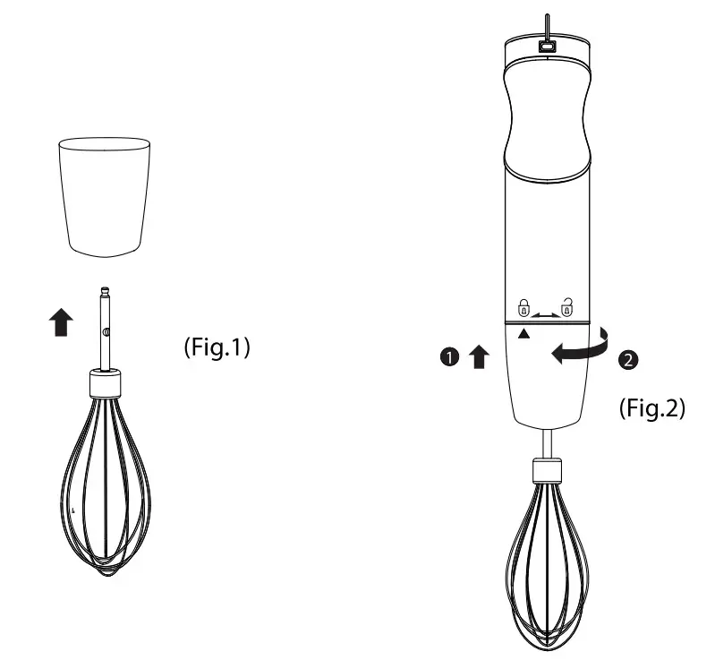 Elechomes HB102 4-In-1 Multi Use Hand Blender - wish