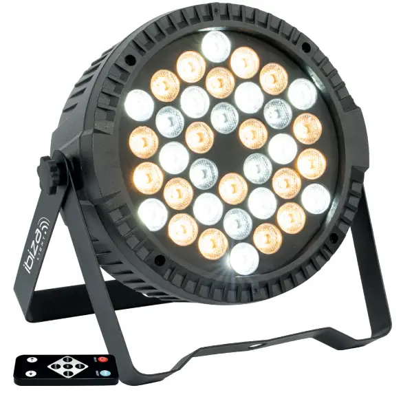 Ibiza-16-2041-White-Extra-Flat-Par-Projector-fig-1