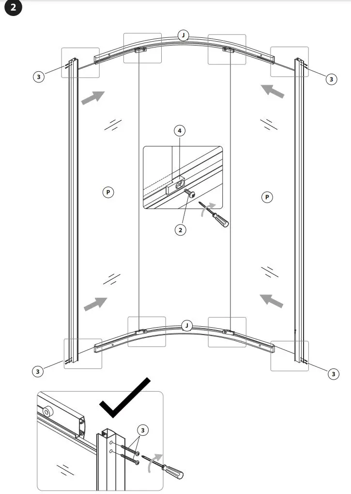 BATH DELUXE ATLANTA 90x90x195cm Installation Guide - How to use