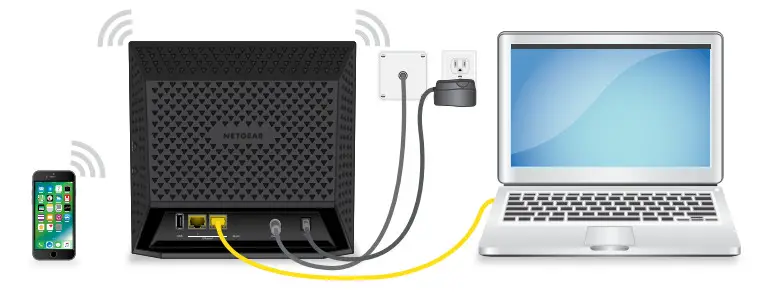 NETGEAR C6250 AC1600 WiFi Cable Modem Router - modem router with WiFi