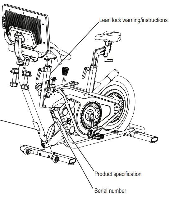 Safety Warning Labels and Serial Number
