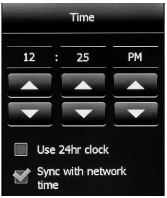nevent NUHEAT Signature Thermostat User Manual - TIME