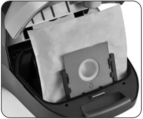 Replacing the dust bag 