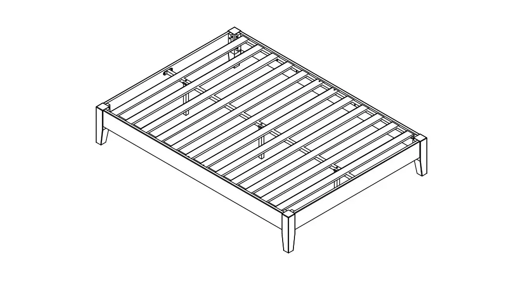 Camaflexi Ba00642-3 Platform Bed Frame Instructions