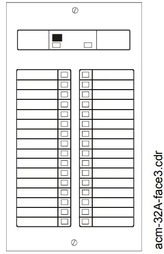 NOTIFIER ACS Series Annunciator Control System - ACM 32A Series