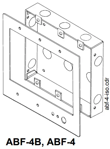 NOTIFIER ACS Series Annunciator Control System - Mounts four annunciators