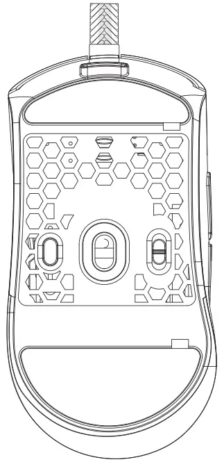 SILVER MONKEY SMXG007 Gaming Mouse - mause