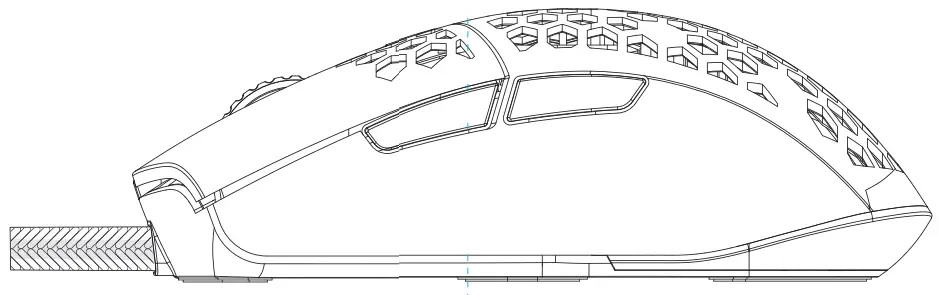 SILVER MONKEY SMXG007 Gaming Mouse - mause1