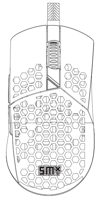 SILVER MONKEY SMXG007 Gaming Mouse