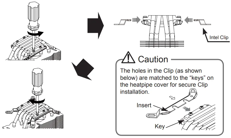 ZALMAN NPS10X Optima II RGB Fan - Cooler Orientation 1