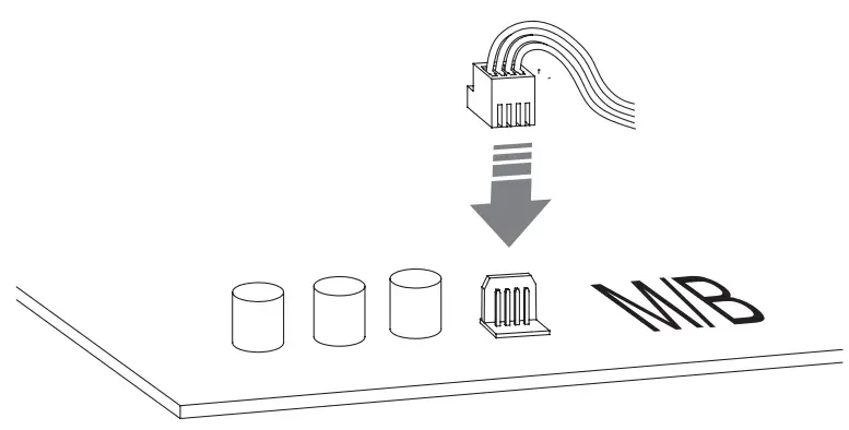 ZALMAN NPS10X Optima II RGB Fan - connector