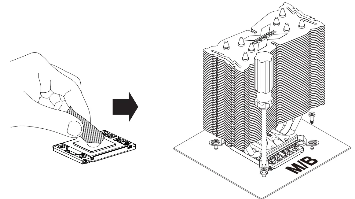 ZALMAN NPS10X Optima II RGB Fan - top cover 1