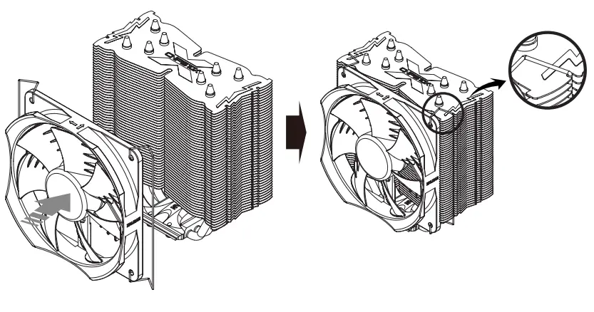 ZALMAN NPS10X Optima II RGB Fan - top cover 5