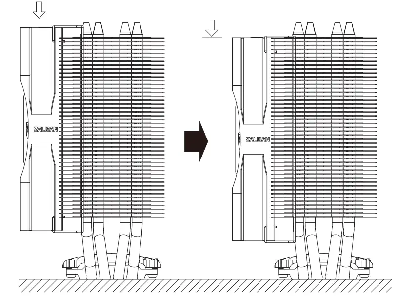 ZALMAN NPS10X Optima II RGB Fan - top cover 6
