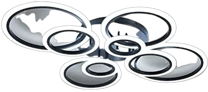 Shine LUEST SL-CL-801 Modern Ceiling Light, 41.3 Inch Dimmable LED Chandelier