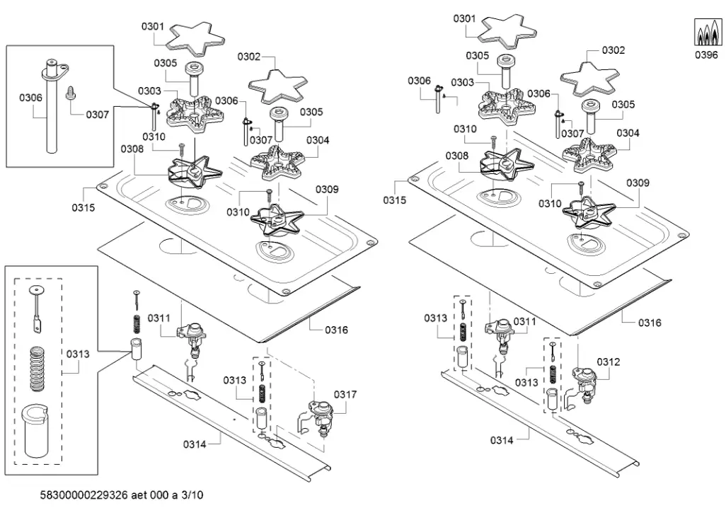 Thermador PRG364WLG-4 Gas Professional Range - fig 3