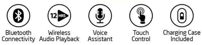 groov-e GV-TW05 VibeBuds - Bluetooth