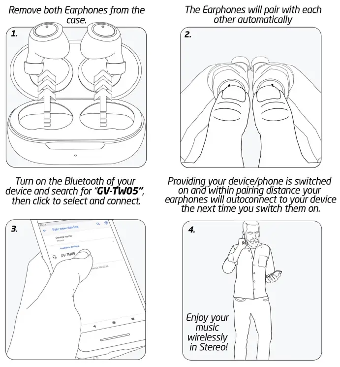 groov-e GV-TW05 VibeBuds - TO