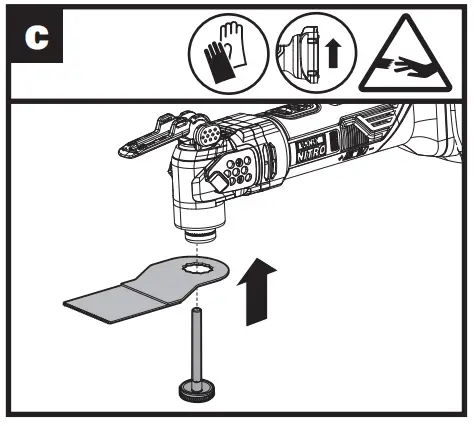 WORX WX697L 20V Cordless Brushless Oscillating Tool - WX697L-C
