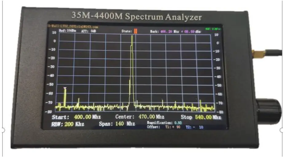 Banggood 35M-4400M Specturnm Analyzer - figure 2